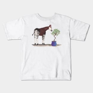 O is for Okapi Kids T-Shirt